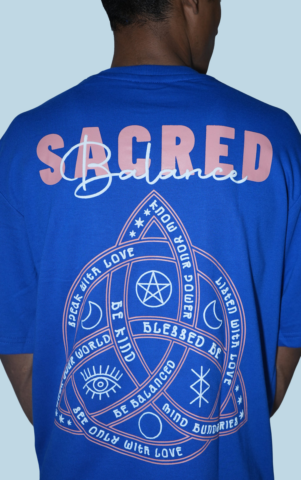 Amity Oversized T-Shirt - Royal Blue