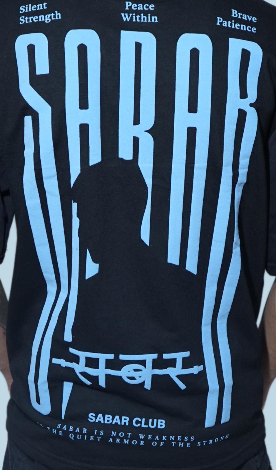 SABAR Oversized T-Shirt - Black