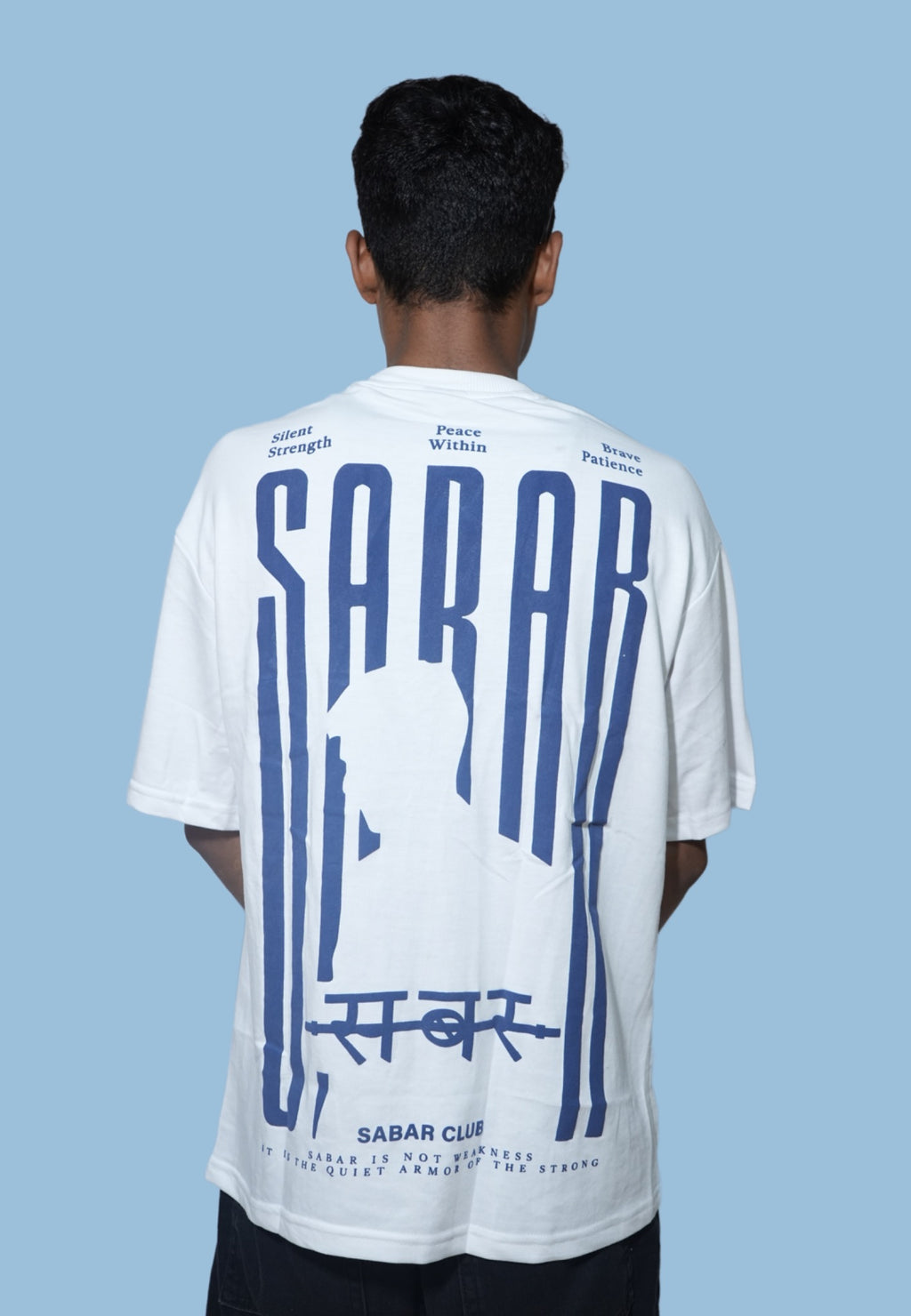 SABAR Oversized T-Shirt - White