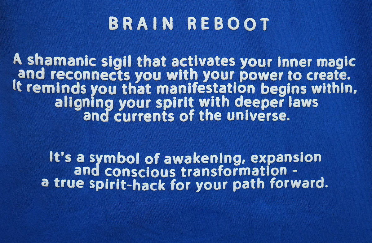 Reload Oversized T-Shirt — Blue