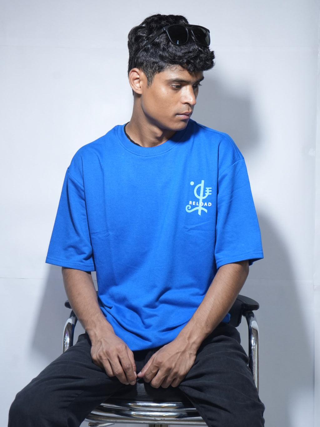 Reload Oversized T-Shirt — Blue