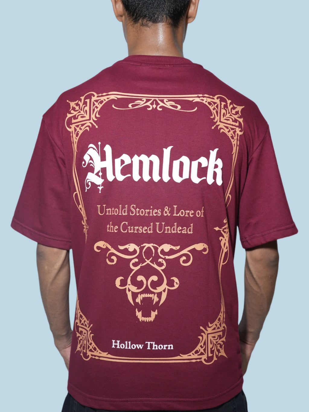 HEMLOCK OVERSIZED T-SHIRT - Maroon