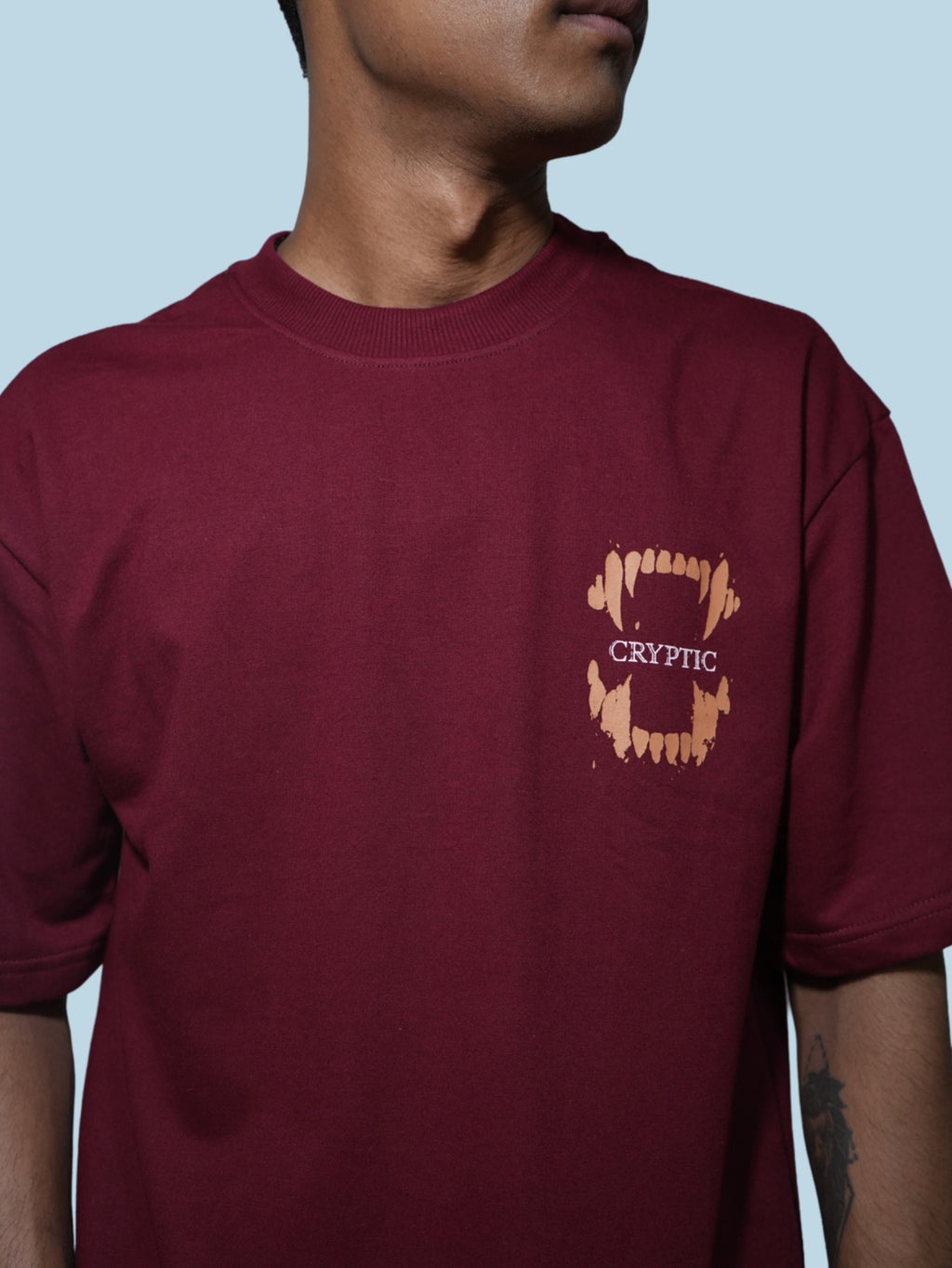 HEMLOCK OVERSIZED T-SHIRT - Maroon