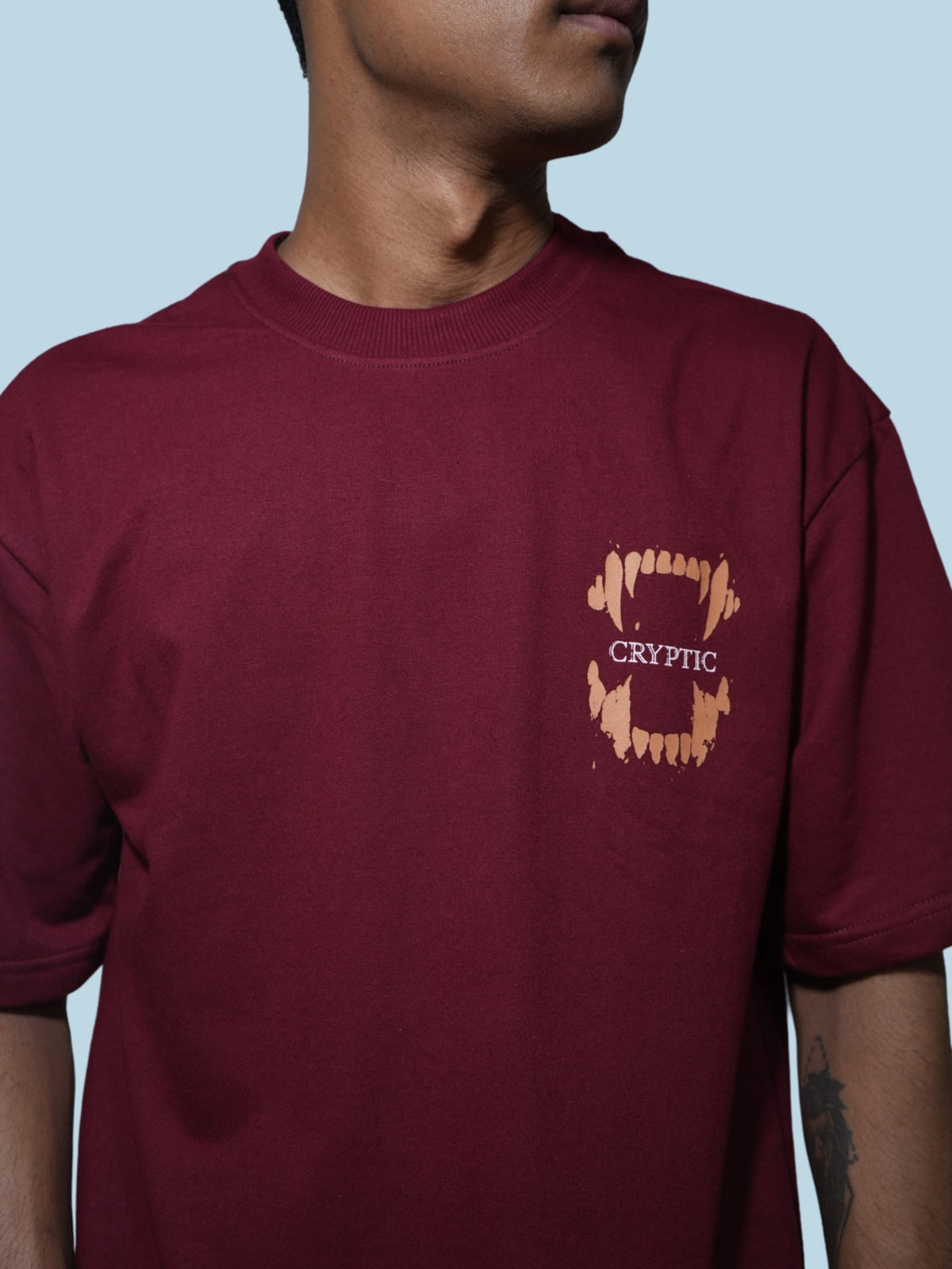 HEMLOCK OVERSIZED T-SHIRT - Maroon