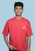 Built Different Oversized T-Shirt – Red