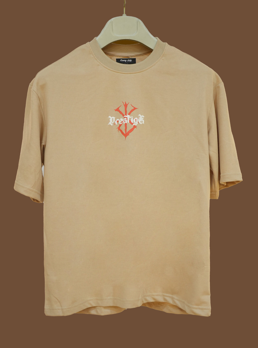 Prestige Oversized T-Shirt – BEIGE