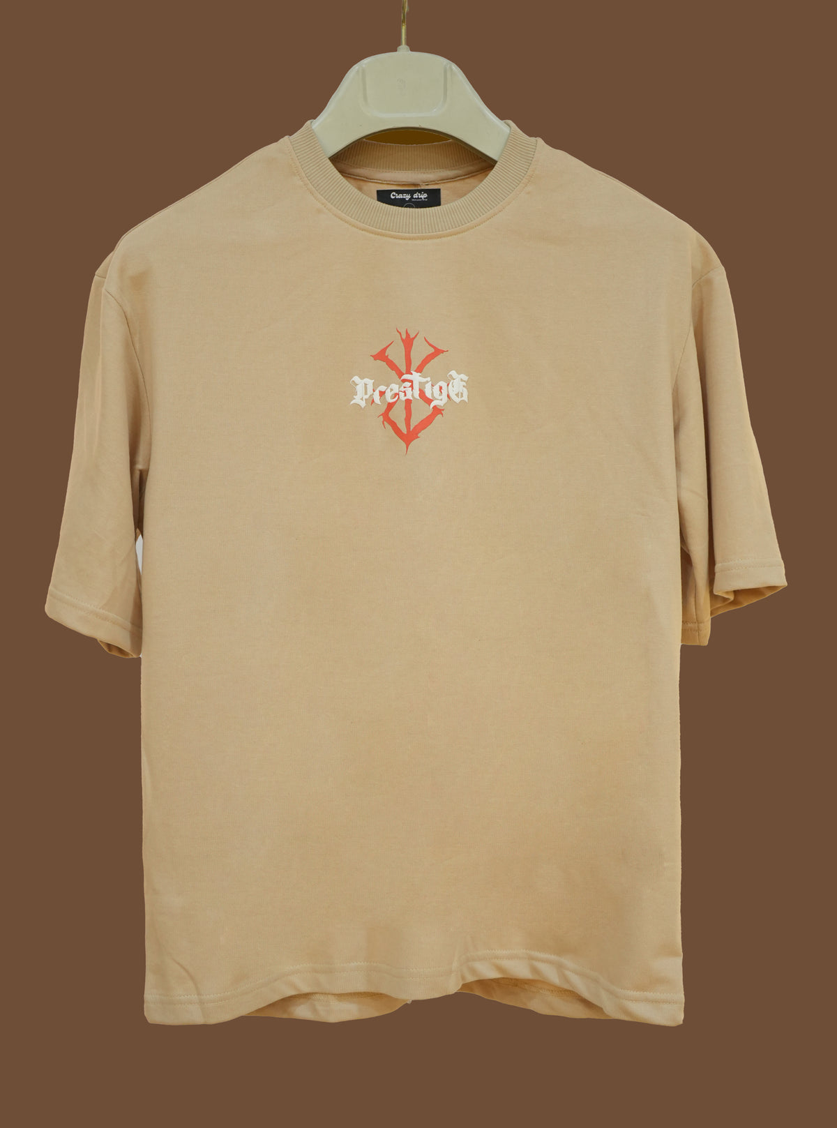 Prestige Oversized T-Shirt – BEIGE