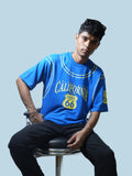 California Route 66 Oversized T-Shirt – Royal Blue