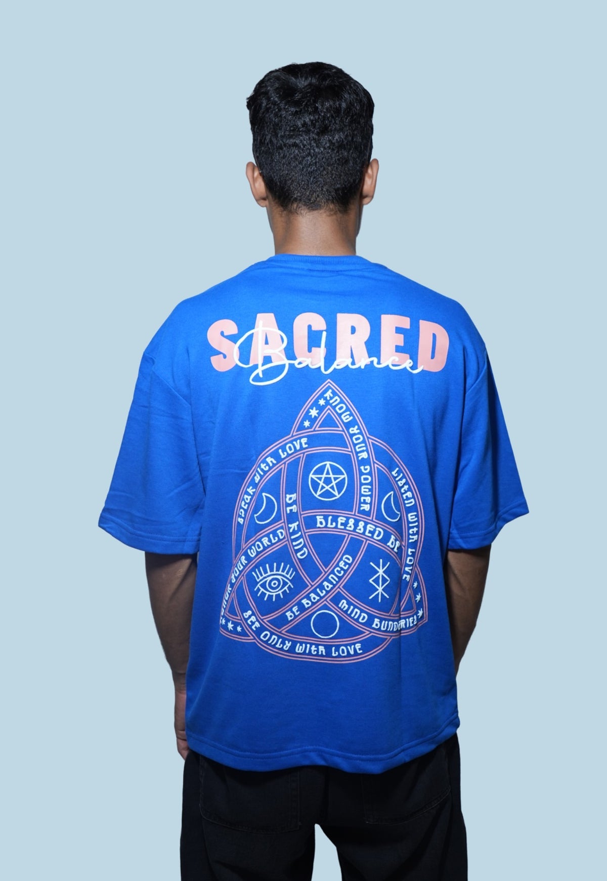 Amity Oversized T-Shirt - Royal Blue