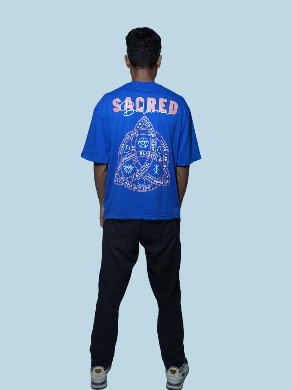 Amity Oversized T-Shirt - Royal Blue
