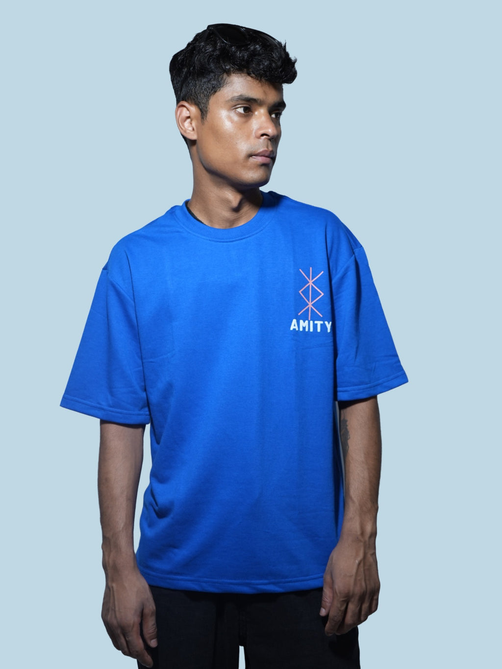 Amity Oversized T-Shirt - Royal Blue