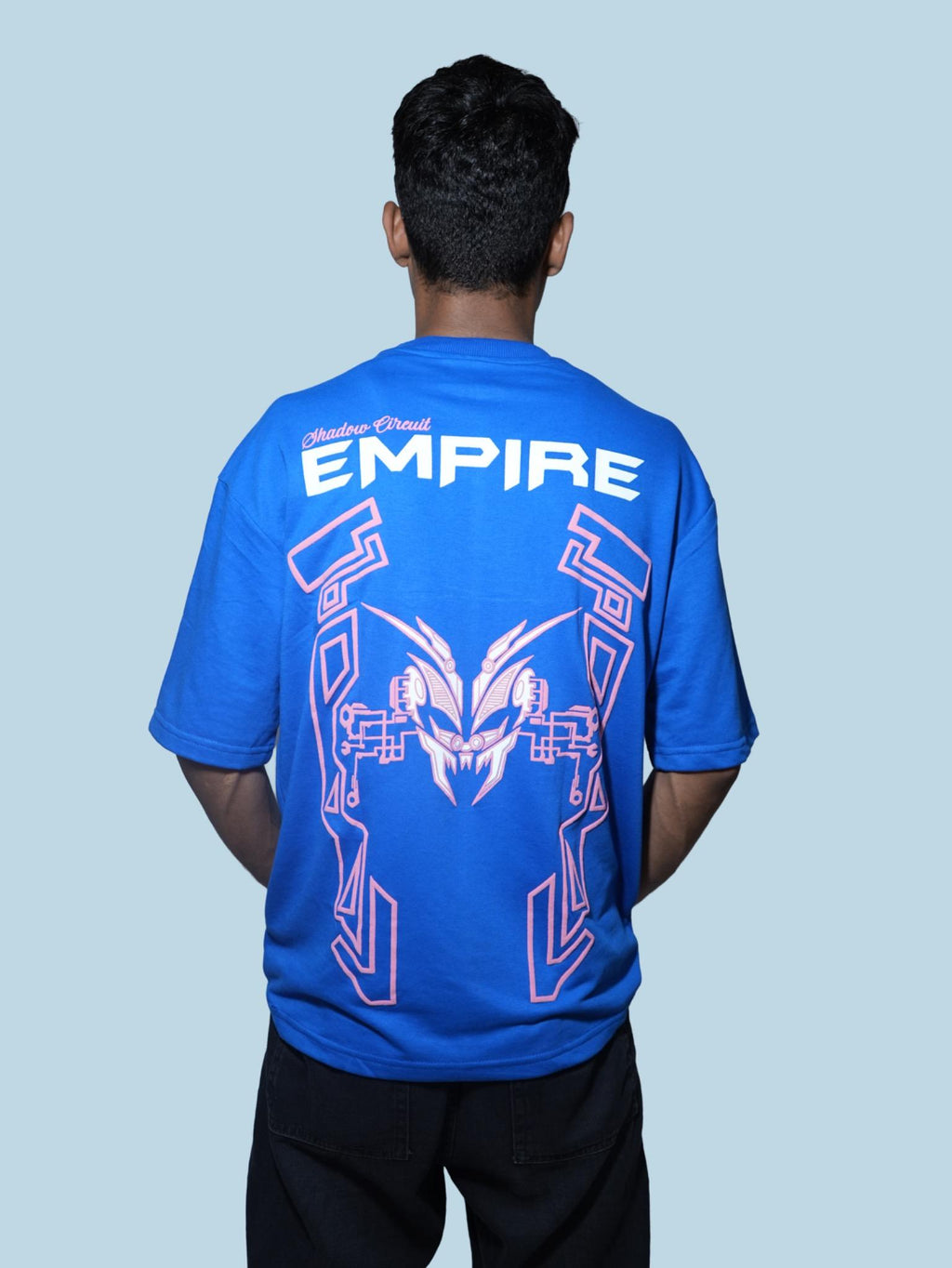 CYBRE Oversized T-Shirt – Royal Blue