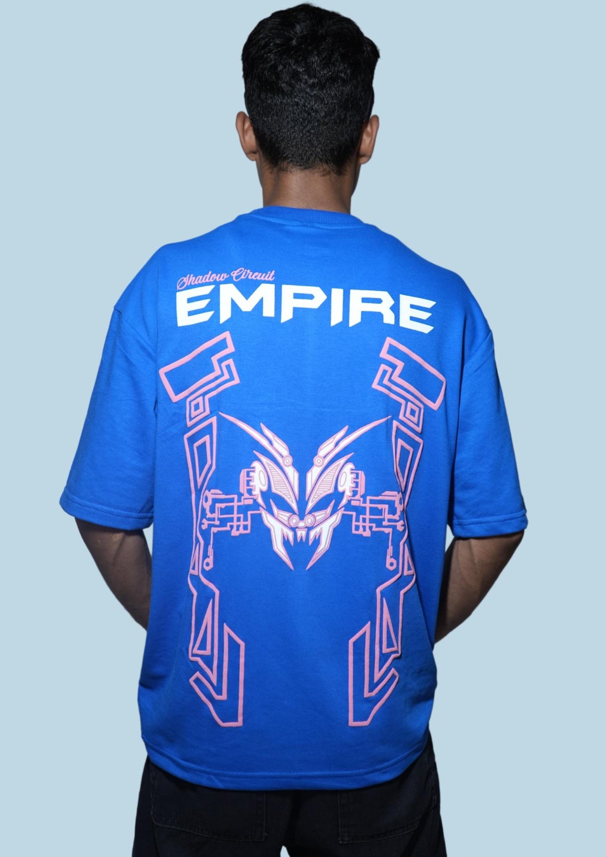 CYBRE Oversized T-Shirt – Royal Blue