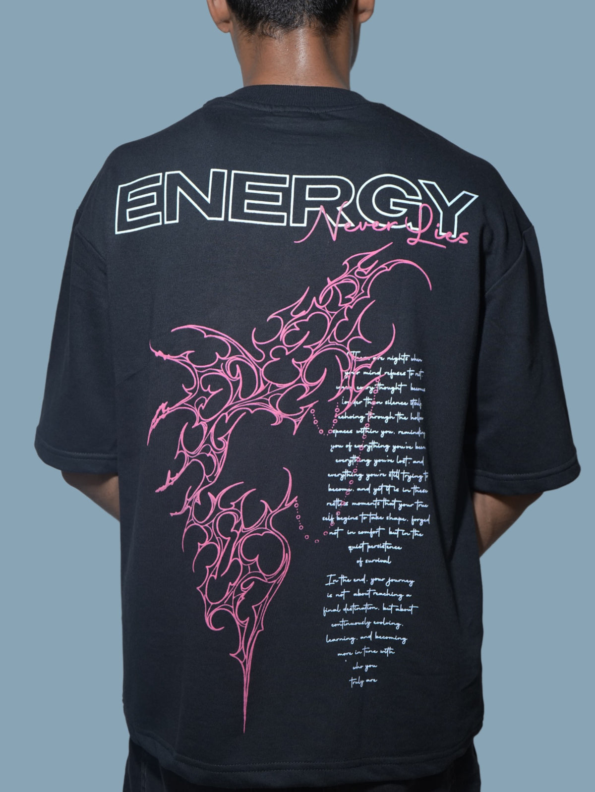 MAGNET OVERSIZED T-SHIRT - BLACK