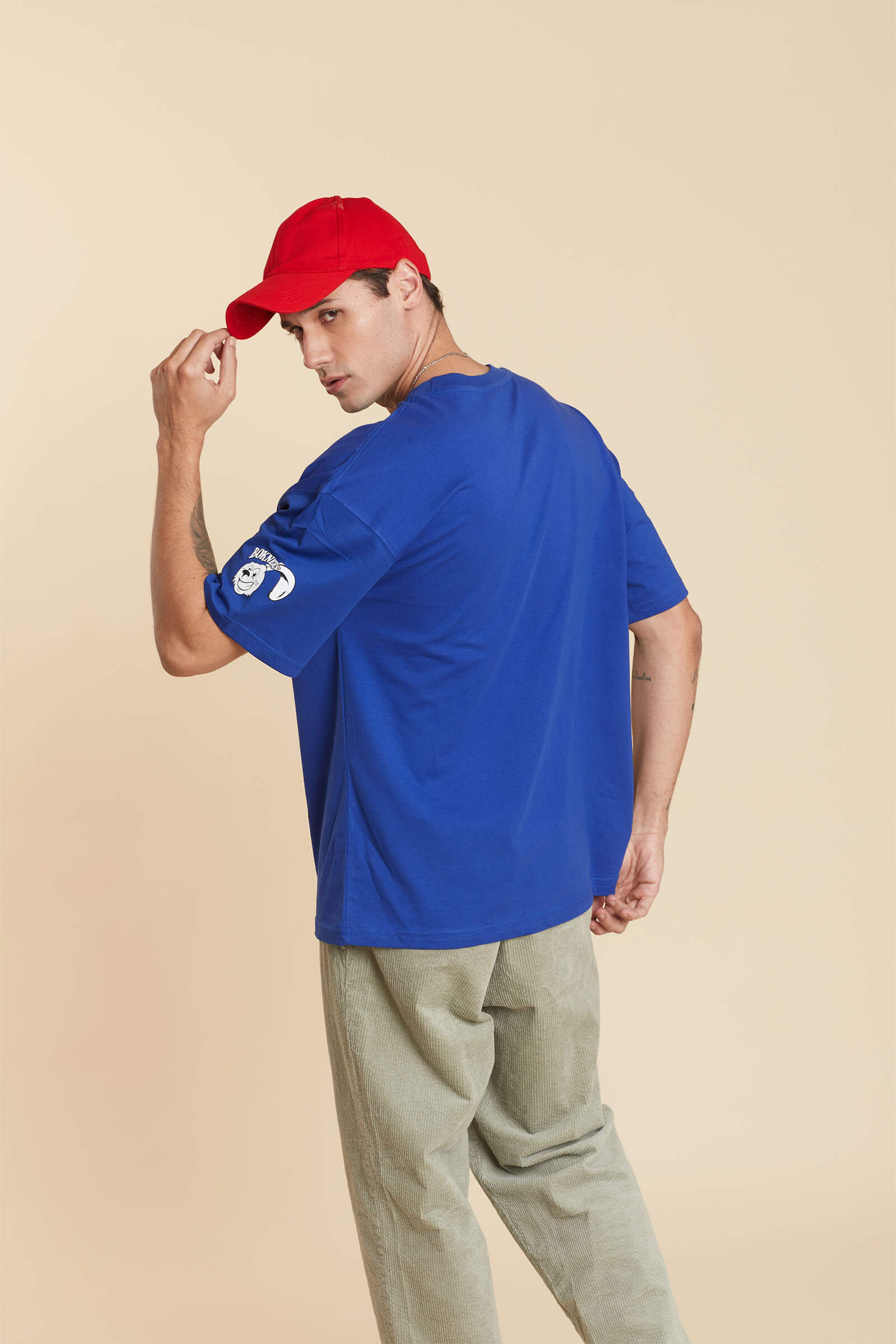 Blue Cereal Killer Oversized T-shirt